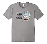 Mens Rick & Morty Im Sorry but Your Opinion Means Very Little XL Slate