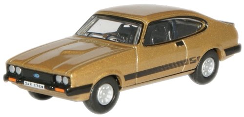 Oxford Diecast 1:76 Solar Gold Ford Capri MkIII Collectable model 76CAP002