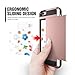 iPhone 5S Case, Anuck Heavy Duty Hybrid Shockproof Armor iPhone 5S Cover [Card Slot Wallet Case] Soft Rubber Bumper Rugged Protective Case Card Holder for Apple iPhone SE / 5S / 5 - Rose Gold