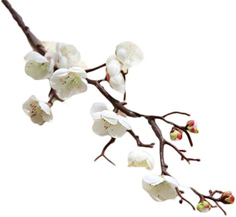 Miaomiaogo Simulation Chinese Dry Branch Small Plum Blossom Real Touch Home Table Festival Decorative Artificial Fake Flowers