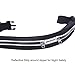 Manzoo Top Fit Running Belt Waist Bag Fanny Pack with 2 Zipper, Water Resistant Pouch Comfortable Fit Most Mobile Phones