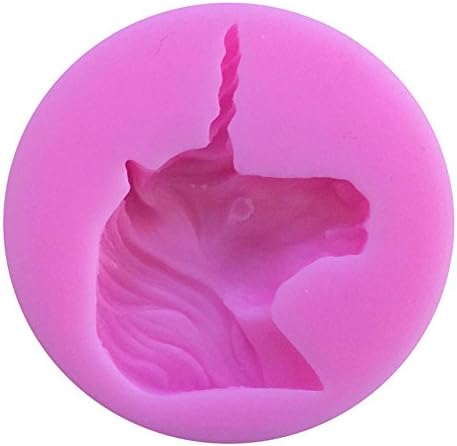 COCOTINA DIY 3D Christmas Silicone Cake Suger Fondant Mold Bake Tool (Unicorn )