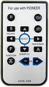 Amazon.com: REMOTE CONTROL for PIONEER DEH-73BT / DEH-80PRS CAR STEREO