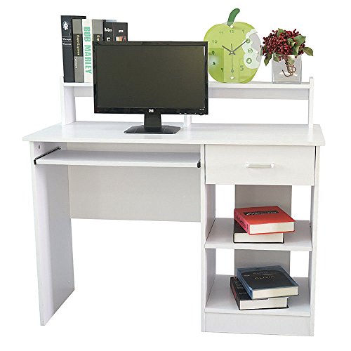 Computer Desk Home Laptop Table College Home Office Furniture Work Station White