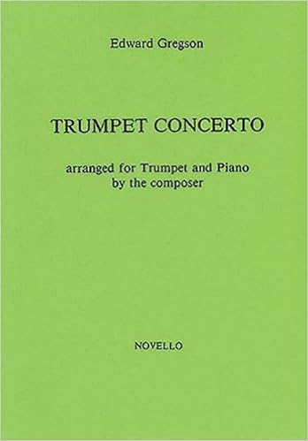 Amazon Com Trumpet Concerto For Trumpet And Piano 0884088427122 Gregson Edward Books