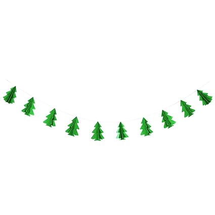 Buy Bestoyard 2 4m Christmas Banner 3d Hanging Xmas Tree