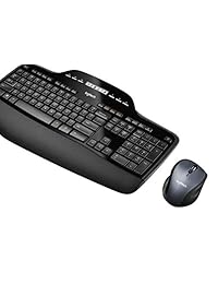 MK710 Wireless Desktop Set, Teclado Mouse, USB, color negro, Negro