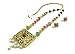 Satyam Kraft Women's Traditional Meenakari Multi Pearl Two Sided Wearable(Random Pendant),Reversible Necklace S Standard Multicolor