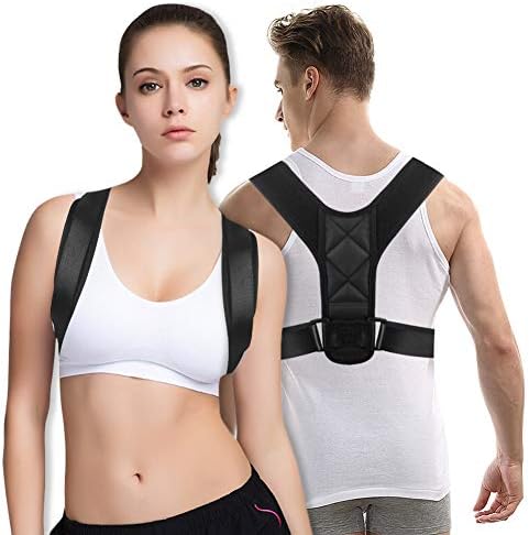 Rio Kinetic Posture Corrector for Men & Women Under Clothes | Adjustable Posture Brace | Clavicle Supports for Back & Neck Pain Relief | Orthopedic & Back Posture Corrector | Back Straightener