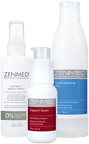 Redness Relief for Oily Skin by ZENMED, Natural Acne Rosacea Anti Redness Treatment
