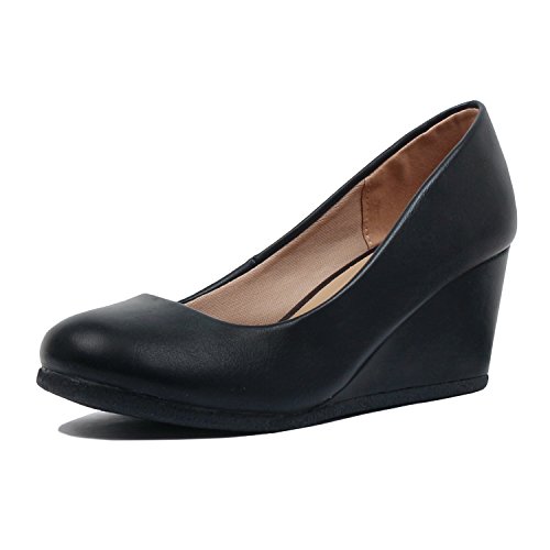 Guilty shoes - classic office wedge - comfort soft mid …