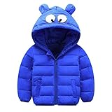 Qpika Winter Coats Cartoon Big Eyes Toddler Boys