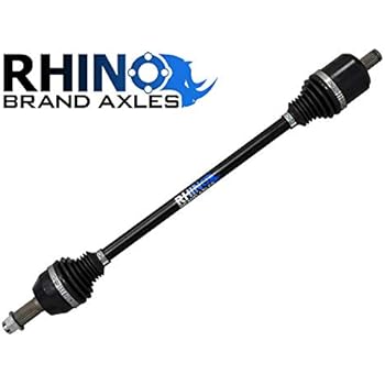 SuperATV Heavy Duty Rhino Brand Rear Axle for Polaris RZR XP 1000/1000 4 / Turbo/AZ Gold Edition/Highlifter Edition - Stock Length REAR Axle - SEE FITMENT - Upgrade From Your OEM Axle!