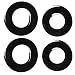 Gibot Professional Replacement Cords for Zero Gravity Chair(4 Cords), Chair Laces Elastic Repair Cords for Faulkner, Lafuma, Caravan Sports, Xtremepower US, 4 Cords, Black primary