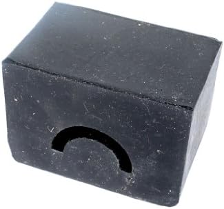 Front Exhaust Pipe Insulator in Black Rubber Compatible with 1984-1995 Cherokee XJ