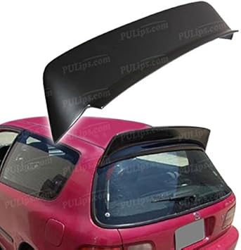 Amazon Com Pulips Hdcv923bysrw By Style Rear Roof Spoiler For