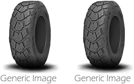 Set of 2 KENDA Road Go Front/Rear Tires 19x7-8 4-ply