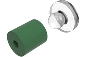 WIRED4SIGNS USA Snapfix | Hidden Clip-in Acrylic Standoffs for Signs | Easiest Signage Mount to Install | 25 Pack - Medium - Dark Green