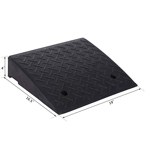 6 HOMCOM+Set+Rubber+Curb+Ramps