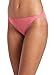 Jockey Women's Underwear No Panty Line Promise Tactel String Bikini, Salmon, 5
