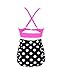 Plus Size High Waist Vintage Retro Bikini Push Up Separate Swimwear-KJX802-PDB6