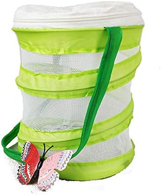 虫かご 昆虫ケージ 折り畳み式 コンパクト 昆虫採集 魚取り 虫取りかご 子供 夏休み