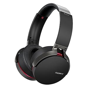 Sony MDR-XB950B1 On-Ear Wireless Premium Extra BASS Headphones (Black)