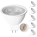 Banord 6 Pack MR16 LED Bulb GU5.3 Warm White Spot Lights, LED MR16 3000K Landscape Bulbs,5 Watt LED Replacement for MR16 50W Halogen Bulbs, 12V Display Lights Track Recessed Down Lighting