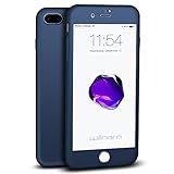 iPhone 7 Plus Case, Willnorn Norn One Full Body Coverage Ultra Slim Case with Tempered Glass Screen Protector for Apple iPhone 7 Plus (5.5-Inch) (Royal Blue)