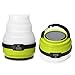 Odoland USB Rechargeable Solar Lantern, 3 Modes Collapsible LED Camping Lantern Emergency Light, Ultra Bright LED Tent Light - Portable Camping Gear for Hiking Emergencies Hurricane Outages