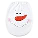amorus 3Pcs Toilet Seat Cover & Rug & Toilet Tank Cover Set Bathroom Christmas Decorations Supplies (Snowman)