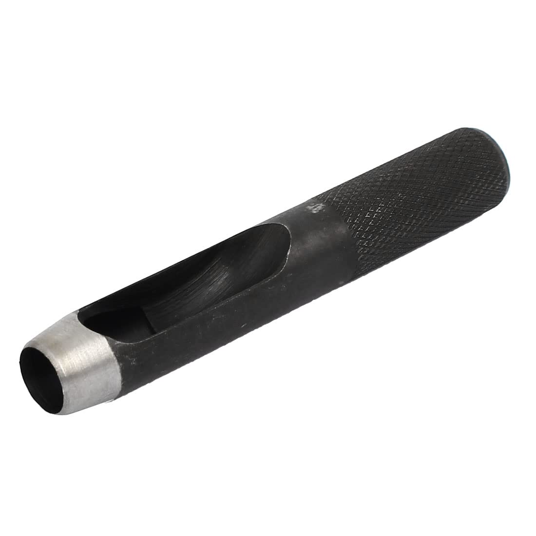 Sourcingmap 12mm Dia Metal Knurled Shank Hollow Hole Punch for Leather Gasket Strap