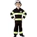 Firefighter Hero Kids Costume - (Toddler 3-4) 1 Set - Perfect for Pretend Play & Parties