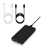 BatPower UL Listed 65W 61W PD USB-C Charger for HP Spectre X360 Envy Surface Book 2 Lenovo Yoga Thinkpad Dell XPS Razer Blade Stealth Asus LG Acer USB C Laptop Power Supply Adapter -Connector Type C