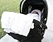 Sugar & Spice 3 pack Super Soft Muslin Baby Swaddle Blankets, Silver, White and Grey