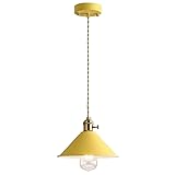 Yingoloong Modern Yellow Hanging Lamp E26 Pendant