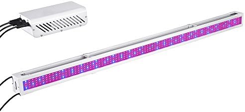 GoGrow V Bar Double Sides Fanless LED Grow Lights for Vertical Grow, HPS 250W or T5 4FT 4 Lamps or CFL 250W Replacement, Full Spectrum