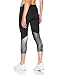 Nike Womens Pro Cool Light Streak Print Training Capri (LG 21, Black/Black/White)
