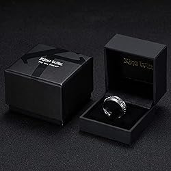 King Will INTERTWINE 8mm Spinner Ring Silver