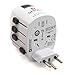 Skross Pro-World & USB Travel Adaptor, White