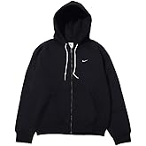 Black Solo Swoosh Full-Zip Hoodie by Nike