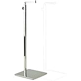 RY DISPLAY 1 Pack Single Hook Adjustable Purse Display Stand Metal Adjustable Handbag Bag Display Rack Holder