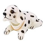 OYJJ Car Nodding Dog Doll Cute Dog Ornaments Car Doll Shaking Head Dog Ornaments Puppy Car Interior Dashboard Decoration Creative Gifts for Car and Home Desk Docoration -Dalmatian
