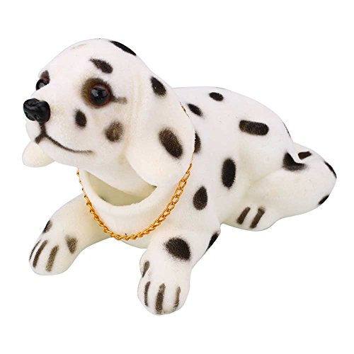 OYJJ Car Nodding Dog Doll Cute Dog Ornaments Car Doll Shaking Head Dog Ornaments Puppy Car Interior Dashboard Decoration Creative Gifts for Car and Home Desk Docoration -Dalmatian