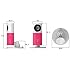 Clever Dog Smart Baby Monitor,Wireless Video Security Cameras,Night Vision Record Two Way Audio,Clever Dog Wi-Fi Camera,Monitoring with speaker,Keep Your Eye On Your Home. Colour Pink