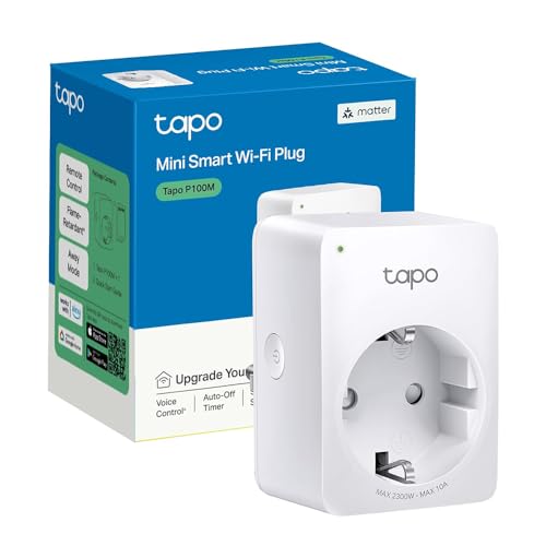 Prise Connectée Alexa WiFi, Matter HomeKit 10A Type F P100M
