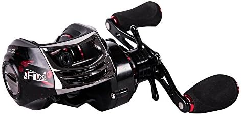 Entsport Classic Casting Reel Saltwater Low Profile Baitcasting Fishing Reel 10+1 Ball Bearings Baitcast Reel Baitcaster Fishing Reel Baitcaster Magnetic Braking System Baitcasting Reel