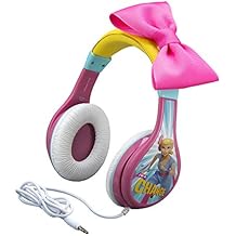 Kids Headphones for Kids Toy Story 4 Bo Peep Adjustable Stereo Tangle-Free 3.5Mm Jack Wired Cord Over Ear Parental Volume Control School Home Travel