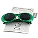Clout Goggles Oval Hypebeast Eyewear Supreme Glasses Cool Sunglasses (Green, 51)