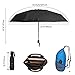 G4Free Mini Compact Travel Umbrella UV Protection Sun & Rain Umbrella for Women Kids,Small Folding Umbrellas Lightweight Portable Collapsible(Black 2)